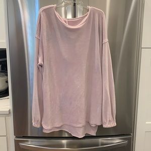Oversized Free People Pink Sweater